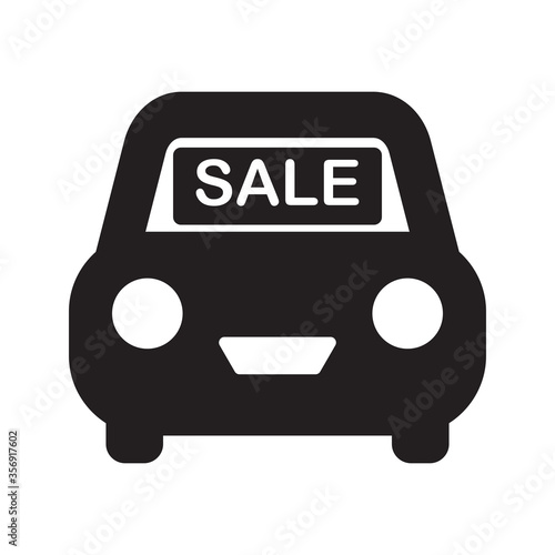 sell car icon, automotive icon vector