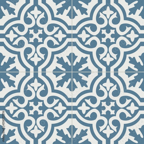 Teal blue wall and floor porcelain tile texture