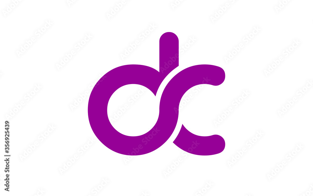 dc or cd Letter Initial Logo Design, Vector Template dc or cd Letter Initial Logo Design, Vector Template