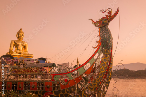 THAILAND SOP RUAK MEKONG GIANT BUDDHA TEMPLE photo