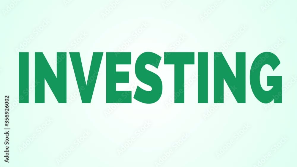 Investing animated words. Kinetic typography.
