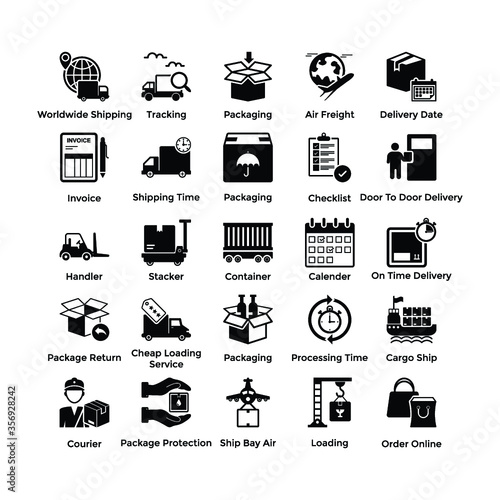 
Logistic Delivery Icons Collection 
