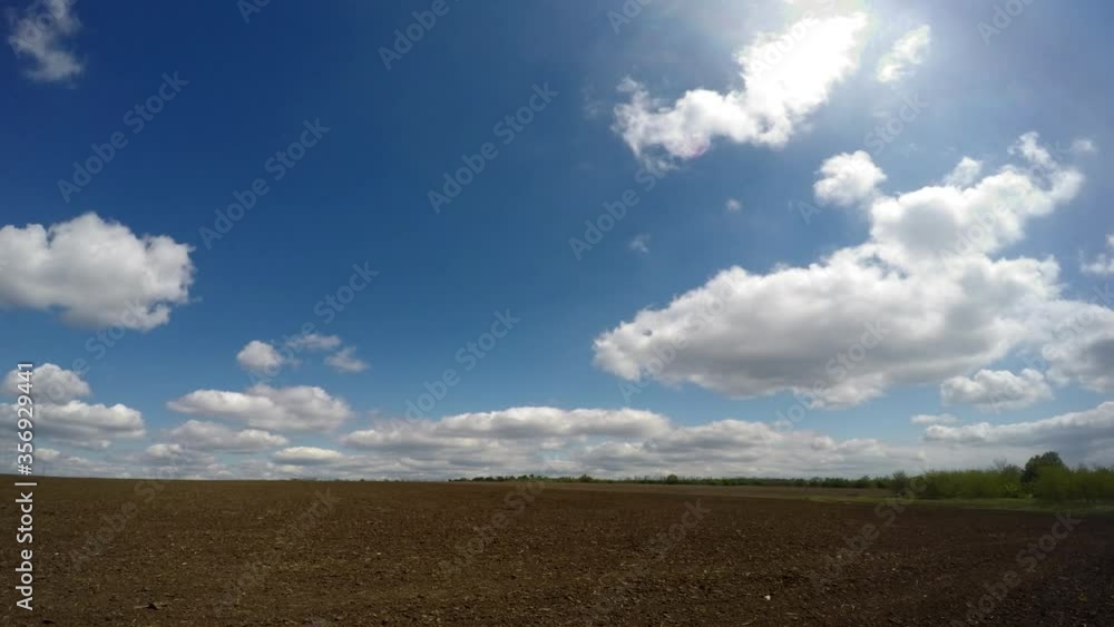 Timelapse. Clouds in the sky. The wind carries clouds. Timelapse. Clouds in the sky. The wind carries clouds.