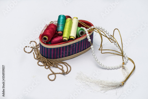 christmas decorations on a wooden background