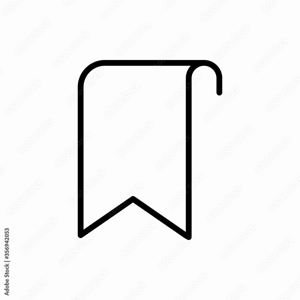 Outline bookmark icon.Bookmark vector illustration. Symbol for web and mobile Outline bookmark icon.Bookmark vector illustration. Symbol for web and mobile