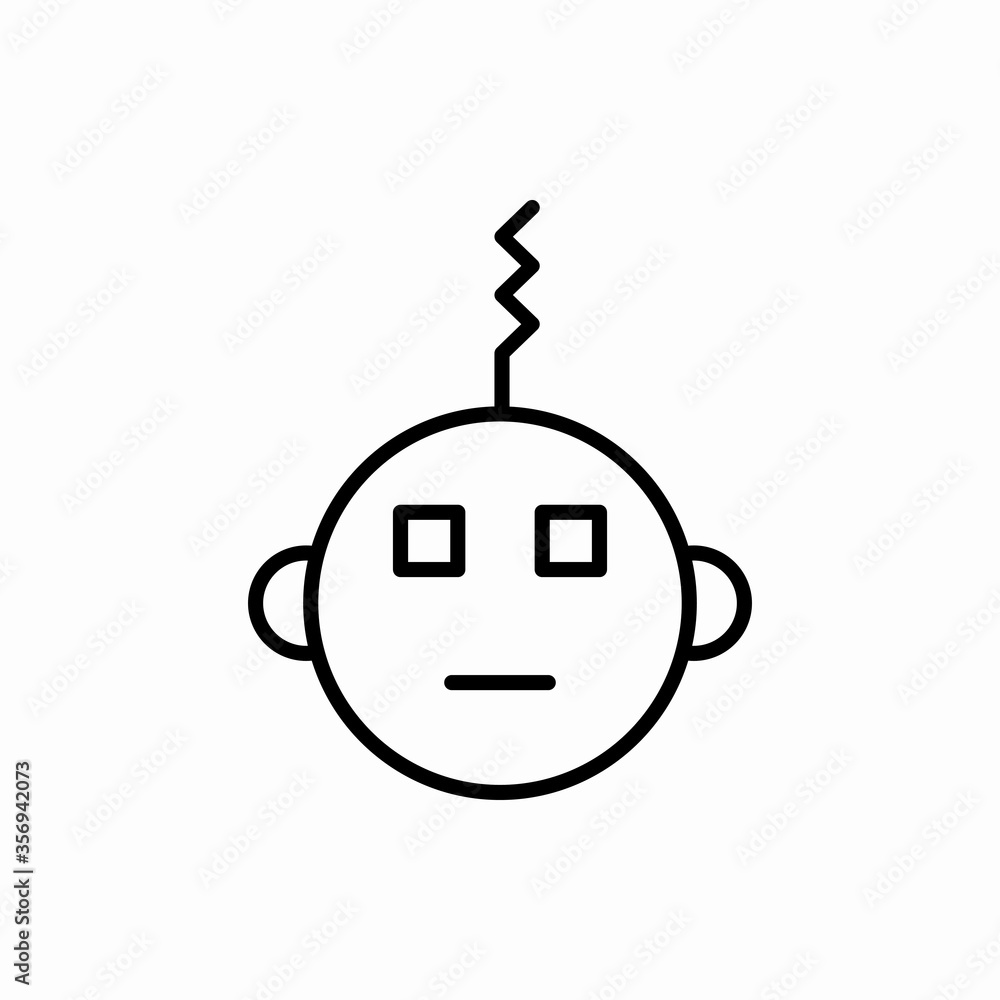 Outline bot icon.Bot vector illustration. Symbol for web and mobile