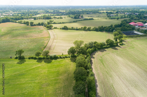 Drohnen Luftaufnahme von diversen Agrarfeldern in Schleswig Holstein © ShDrohnenFly