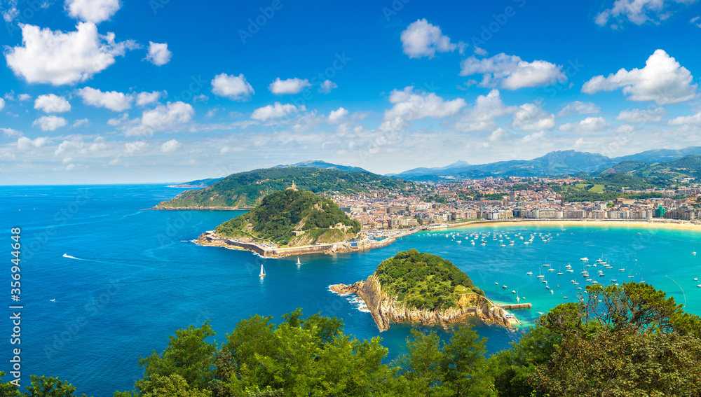 Panoramic view of San Sebastian