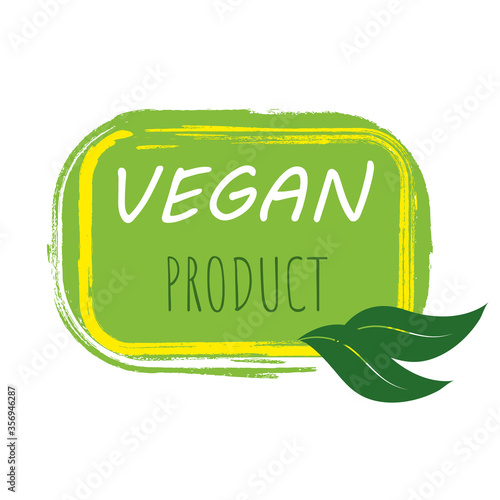 Lable for natural products. Vector lable EPS 10