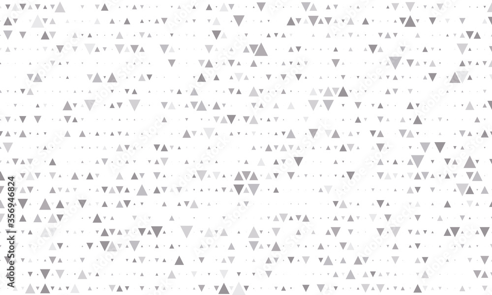 Mirror silver triangle tiles. Abstract mosaic geometry pattern. Triangle minimal mirror background for modern cover, ad baner, web. Vector silver mosaic background. Mirror silver triangle tiles. Abstract mosaic geometry pattern. Triangle minimal mirror background for modern cover, ad baner, web. Vector silver mosaic background.