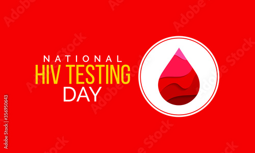 Vector illustration on the theme of National HIV Testing day, Is a day to encourage people to get tested for HIV, know their status, and get linked to care and treatment.