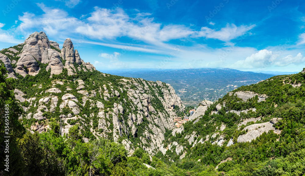 Montserrat mountains in Spain