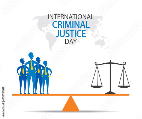 international criminal justice day poster