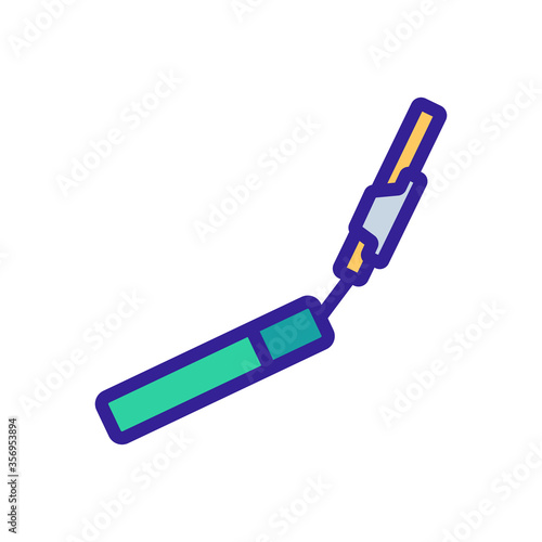 selfie stick icon vector. selfie stick sign. isolated color symbol illustration