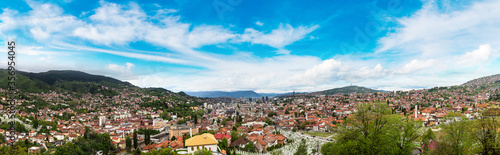 Panoramic view of Sarajevo