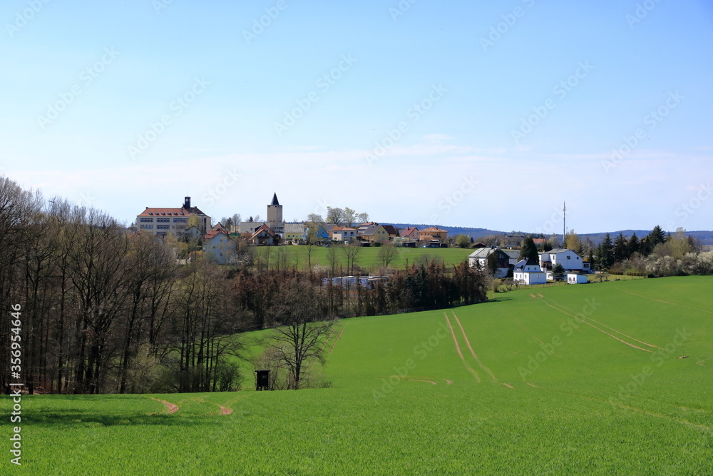 Small town Rabenau near Dresden in Saxony, Germany