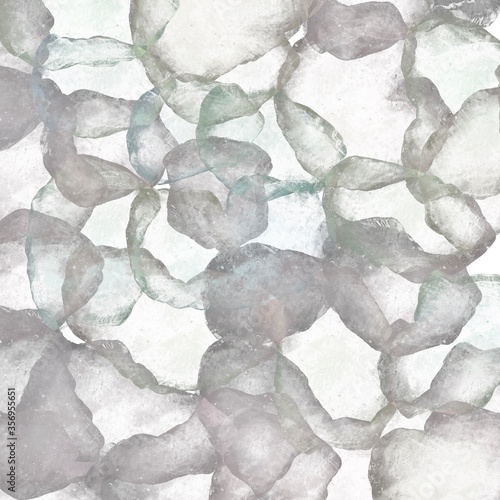 abstract hand drawn transparent blue round elements background