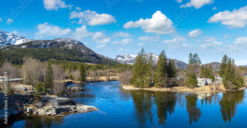 Fototapeta Naklejka Na Ścianę i Meble -  River in Norway