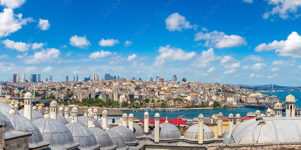 Fototapeta premium Istanbul view, Turkey