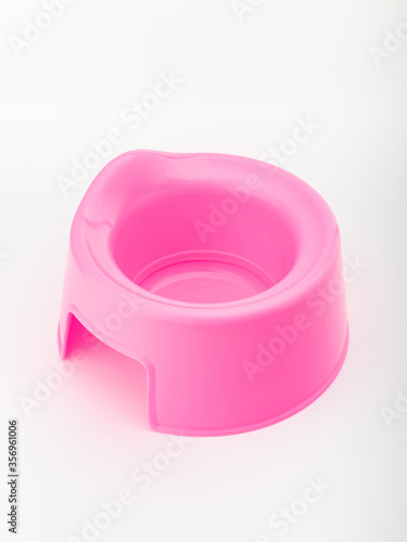 pink baby pot with lid