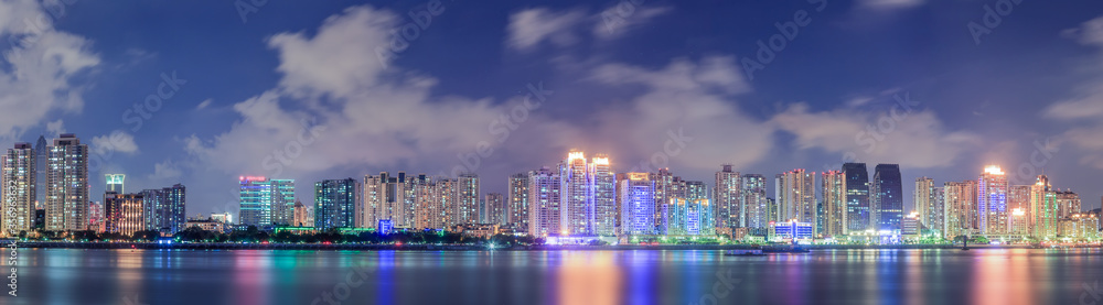 Skyline of modern architecture in Wenzhou City Skyline of modern architecture in Wenzhou City