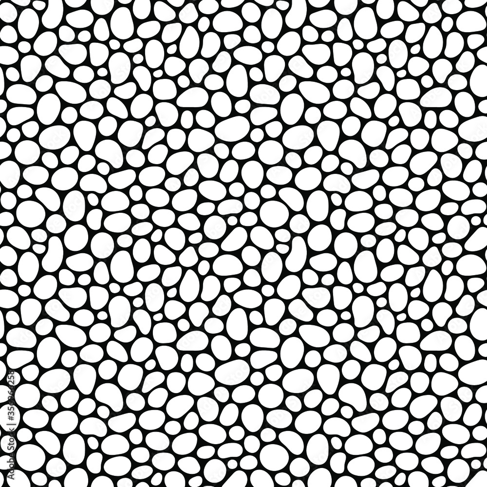 Naklejka premium Seamless pattern with pebble