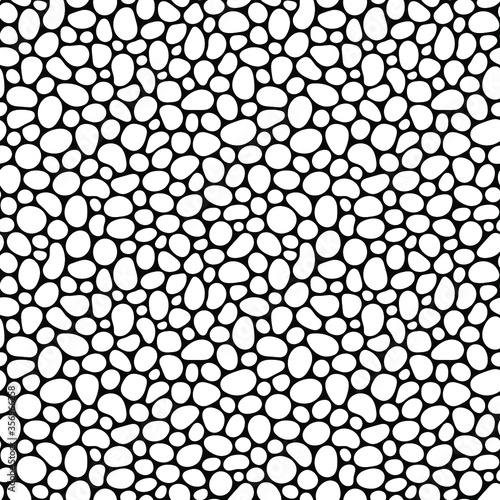 Seamless pattern with pebble