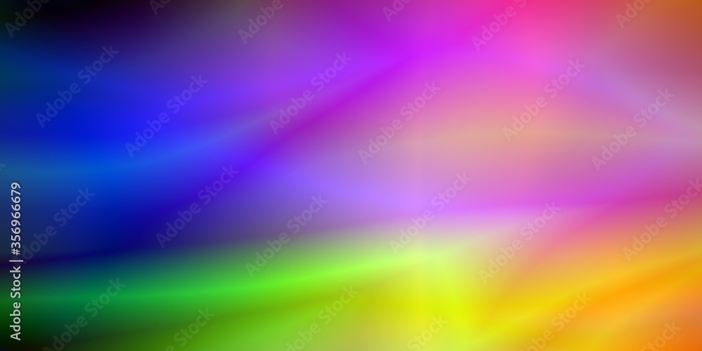 Obraz premium flow and glow of intense spectrum colors