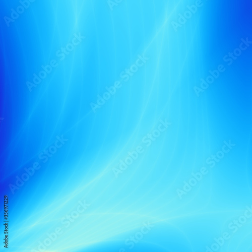 Sky blue curve light abstract web page background