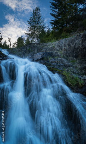 Waterfall Flowing Into Coldwater Lake © John