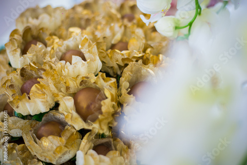 close up of chocolate candy
