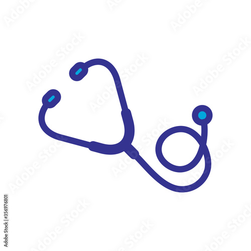 stethoscope icon logo illustration template
