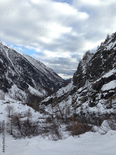 Mountain, snow, purity, nature, white, skiing
