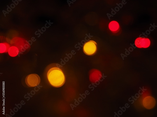 Christmas and Happy new year on blurred bokeh abstract background.and color full. © panthawat