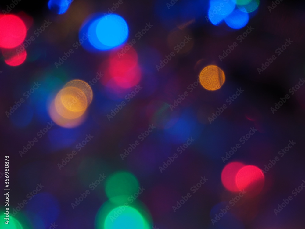 Christmas and Happy new year on blurred bokeh abstract background.and color full. Christmas and Happy new year on blurred bokeh abstract background.and color full.