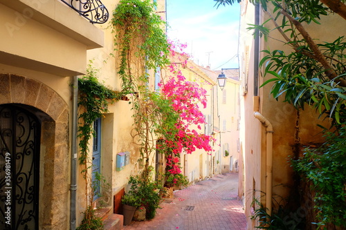 Old town of Hyeres  France