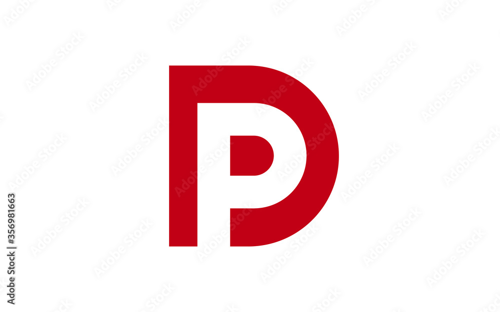 DP or PD Letter Initial Logo Design, Vector Template DP or PD Letter Initial Logo Design, Vector Template