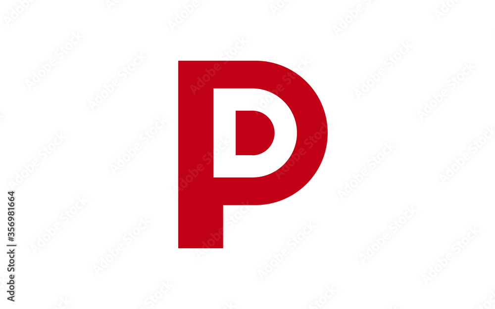 DP or PD Letter Initial Logo Design, Vector Template DP or PD Letter Initial Logo Design, Vector Template