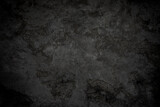 Black rough concrete wall texture background. Polished concrete grunge surface.