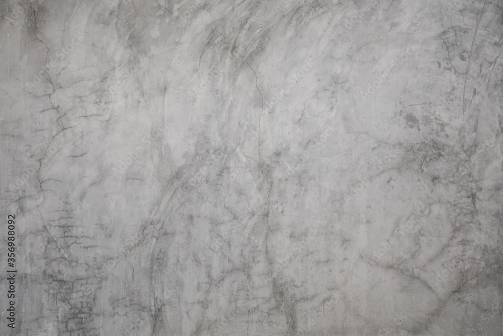 Naklejka premium Gray concrete wall with crack texture background. Polished concrete floor grunge surface.