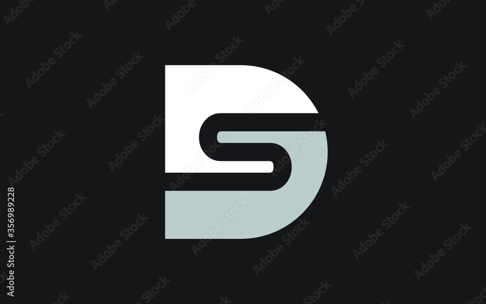 DS or SD Letter Initial Logo Design, Vector Template DS or SD Letter Initial Logo Design, Vector Template