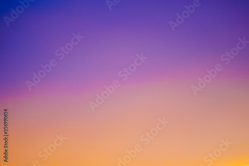 Colorful abstract blurred sunset sky