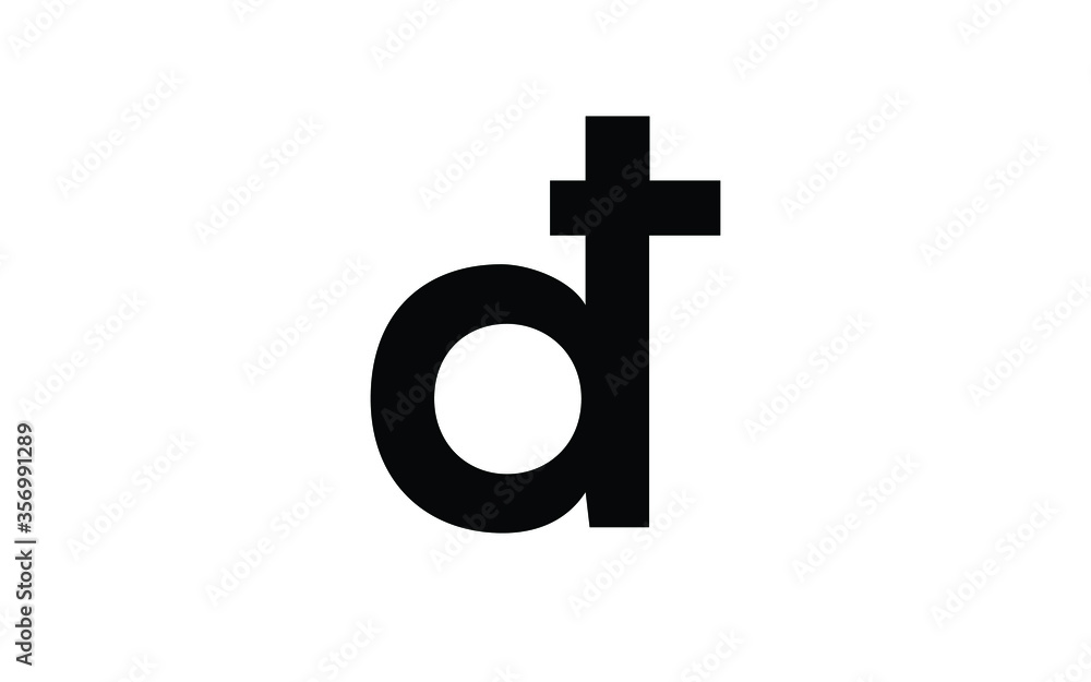dt or td Letter Initial Logo Design, Vector Template dt or td Letter Initial Logo Design, Vector Template