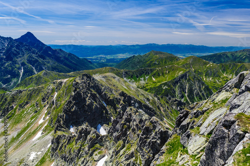 Tatra mountains landscape  in summer