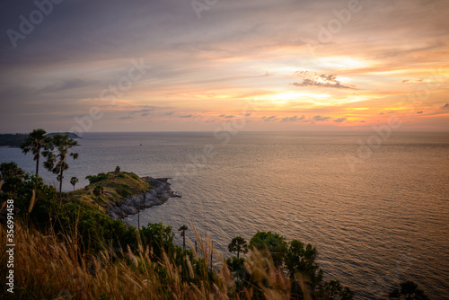 Promthep cape  the iconic place to see sunset at Phuket  Thailand