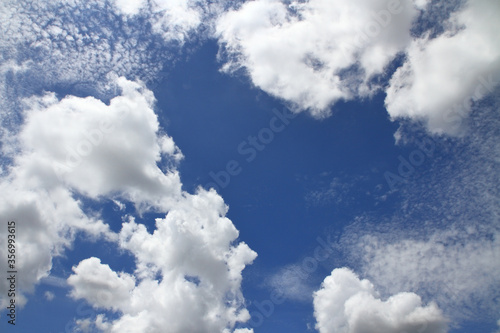clouds and blue sky for background