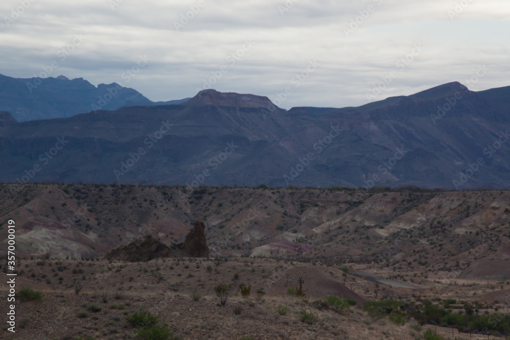 Desert mountain in Big Bend National Park Desert mountain in Big Bend National Park