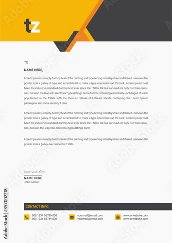 Creative Business and Corporate Letterhead Template