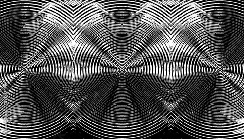 Wallpaper Mural Abstract vector silver grunge background with circles, spiral, gradient and fractal. Torontodigital.ca