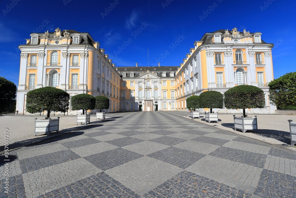 The Baroque Augustusburg Palace. Brühl, Germany, Europe. 
